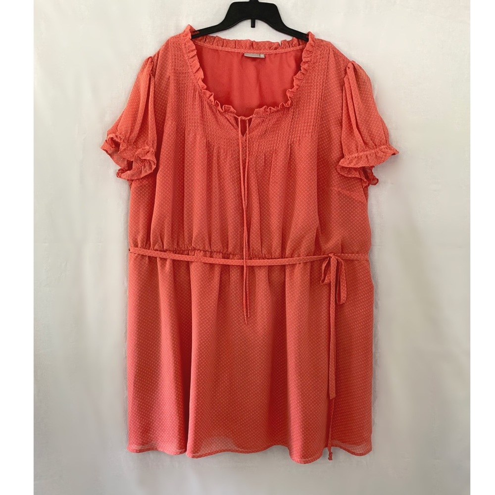 Sweet Polka Dot Chiffon eshakti Dress Size 5X